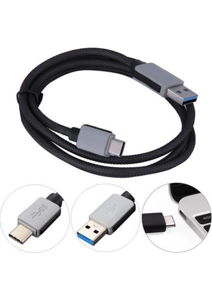 Galaxy Note 7 Type-C Usb Kablo 3.1 V Hızlı Veri Aktarım Ve Şarj 1.5 Metre