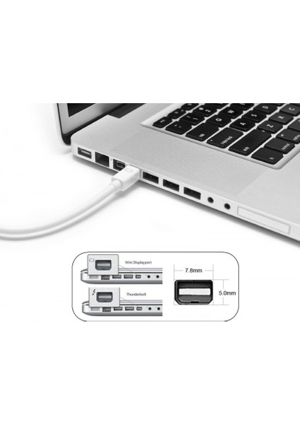 Mini Display Port Mdp Male To Hdmı Female Adapter Cable - 15Cm