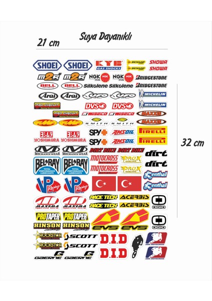 Sponsor 1 Sticker Seti