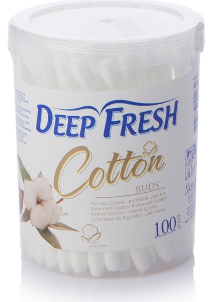 Deep Fresh  Kulak Pamuğu 100'lü Silindir Kutu