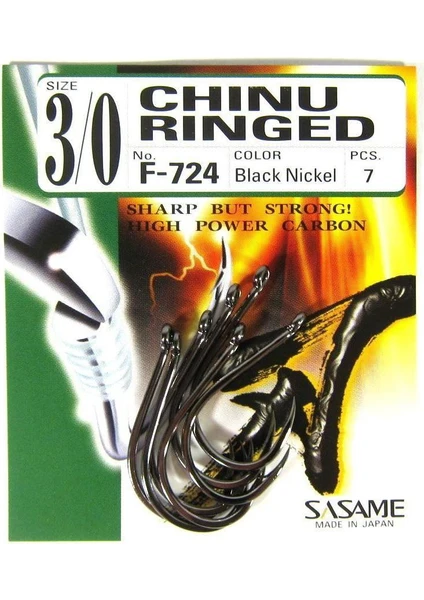 Chinu Ringed F-724 Serisi Olta İğnesi