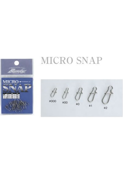 Micro Snap Klips No:00