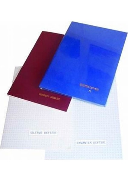 Büyük İşletme Defteri Karton 20 Yaprak No'suz