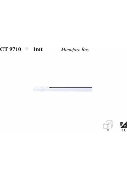 Zqmonofaze Ray 1 Mt Beyaz .Ct-9710