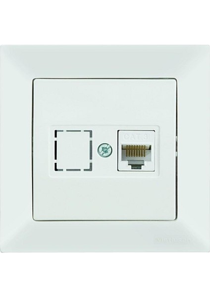 Candela Telefon Prızı 1*Rj12 Beyaz*12