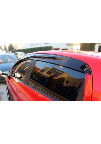 2020SPS28 DACIA DUSTER Cam Rüzgarlığı Sert Plastik-Mugen Sport Stil Rüzgarlık 2010 Sonrası 4 Parça (Önler ve Arkalar)