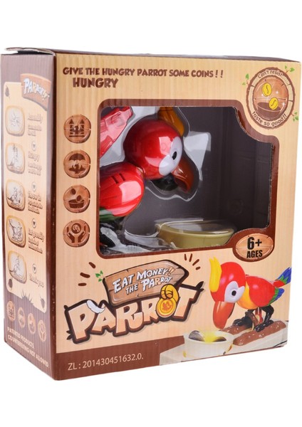 Parrot Piggy Bank Para Yiyen Papağan Kumbara