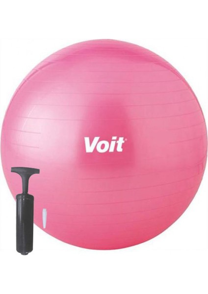 Gymball Pembe 55 Cm Pompalı