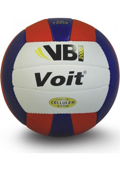 Vb2000 El Dikiş Voleybol Topu Beyaz-Mavi-Kırmızı 5 Numara