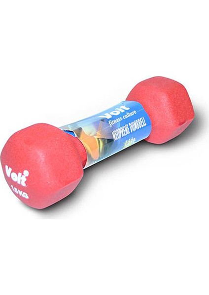 Vdb-04 Altıgen Neopren Dumbbell 1,5 Kg