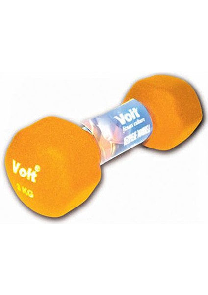 Vdb-04 Altıgen Neopren Dumbbell 3 Kg Turuncu