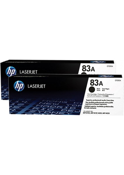 Cf 283Ad M125Mw/M127/M225/M201 2Li SiyaPaintter Orjinal Toner