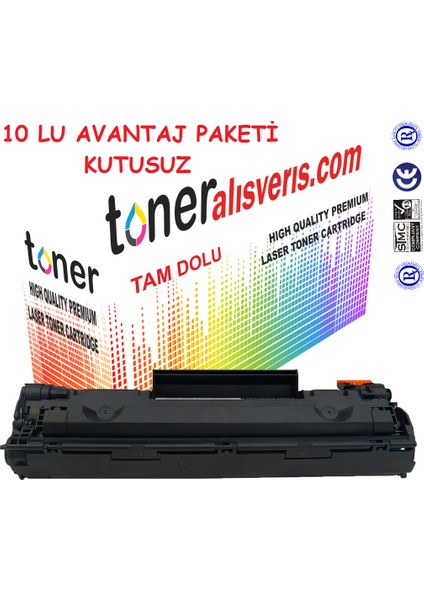 Hp Q 2612A 10Lu Paket Kutusuz- 1010, 1012İ, 1015, 1018, 1020, 1022 Muadil Toner