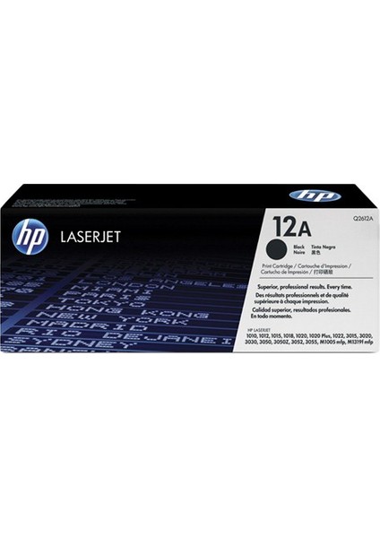 Q2612A 1010/12/15/18/20/1319/3050/3015 SiyaPaintter Orjinal Toner