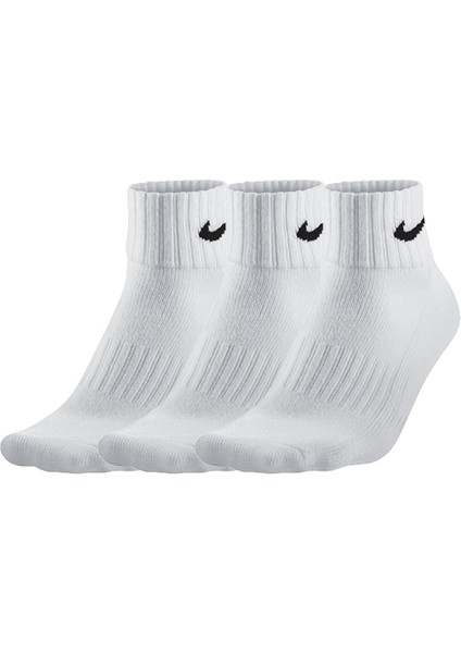 Sx4926-101 3 Lü Çorap Seti Beyaz