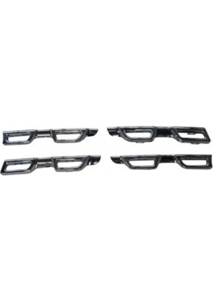 DACIA DUSTER- 14/16 ÖN PANJUR DIŞ NİKELAJI SET 4 PARÇA (ÜST/ALT SAĞ-SOL)