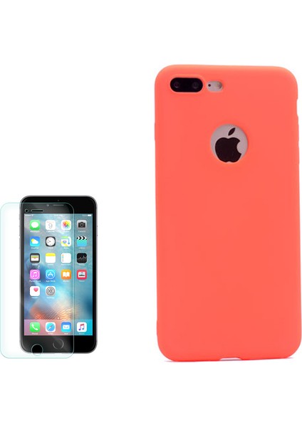 Apple iPhone 7 Plus Premier Silikon + Cam