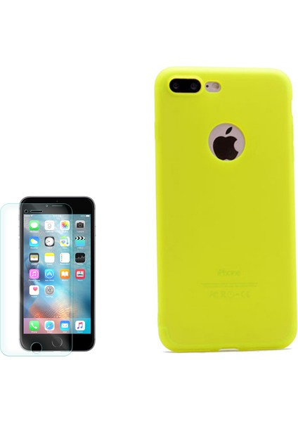 Apple iPhone 7 Plus Premier Silikon + Cam