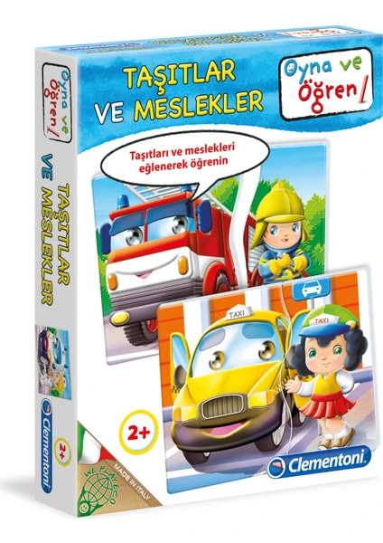 Oyna Ve Öğren Taşıtlar Ve Meslekler (2 Yaş+)