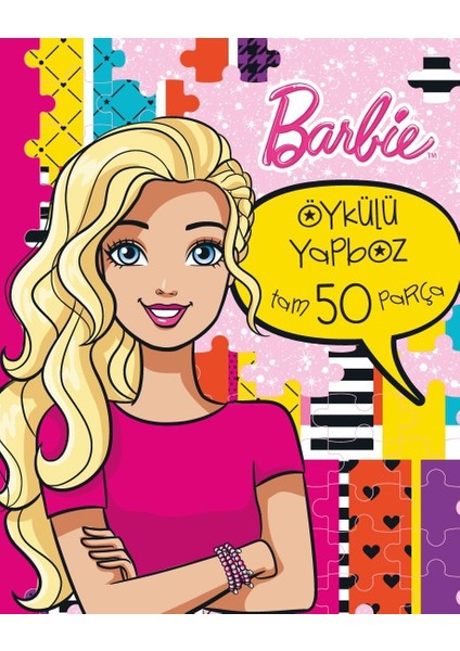 Barbie Öykülü Yapboz Kitabı