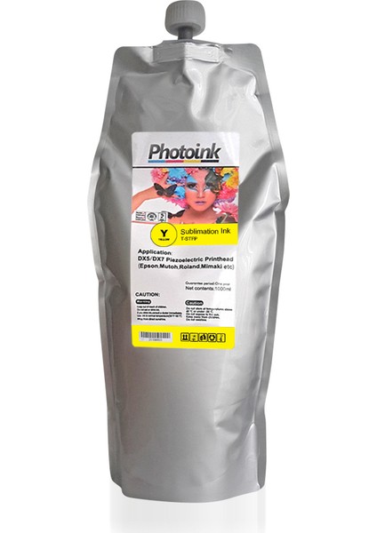 Surecolor F Serileri İçin 1000 Ml Sarı Yellow Süblimasyon Mürekkep (T-Stfp)