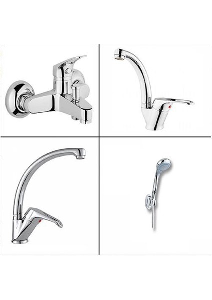 Banyo + Evye + Lavabo Bataryası + Duş Takımı
