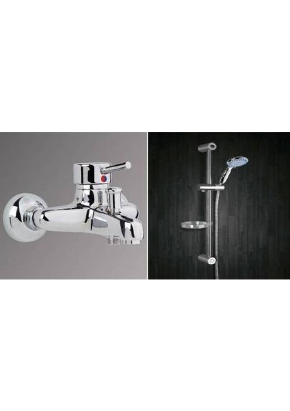 Delta Banyo Bataryası Ve Sürgülü Duş Takımı