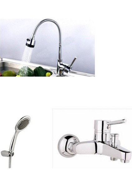 Delta Spiralli Evye + Banyo Bataryası Ve Duş Takımı