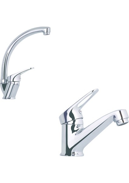 Mix Kuğu Evye Ve Sabit Lavabo Bataryası