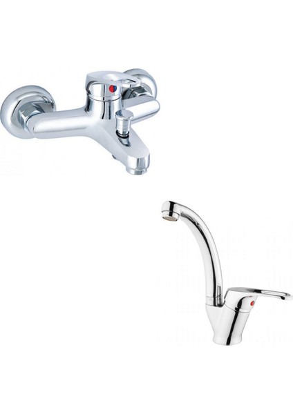 Mix Banyo Ve Kuğu Lavabo Bataryası