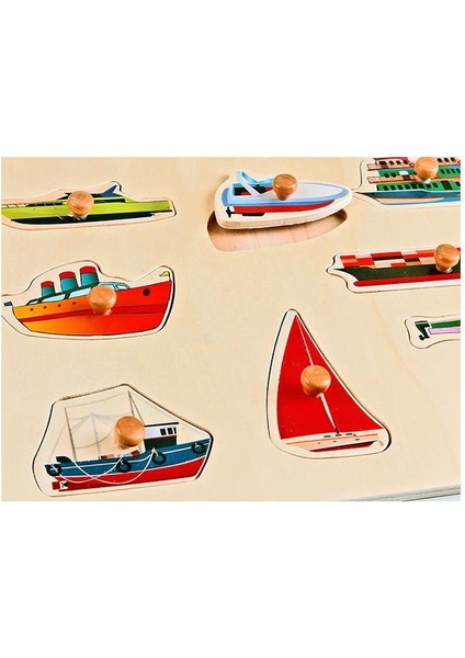 Ahşap Puzzle Deniz Taşıtları 30x30