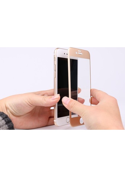 Apple iPhone 6,6S Plus Renkli Full Kaplame Cam Ekran Koruyucuu fiyatları