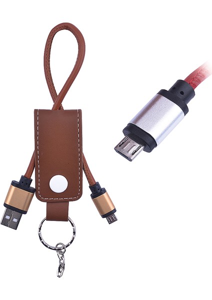Android Derili Anahtarlık Micro Usb Kablo