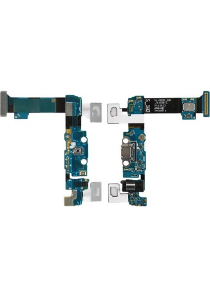 Samsung Galaxy S6 Edge + G928F Orj Şarj Kulaklık Soket Tuş Bord Filmi