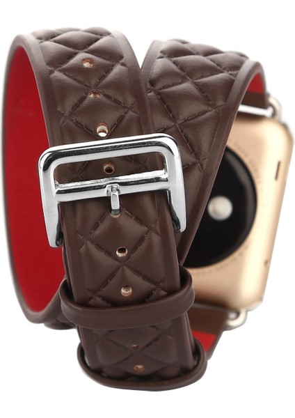 Apple Watch Uyumlu 42Mm Çift Tur Deri Kayış fiyatları