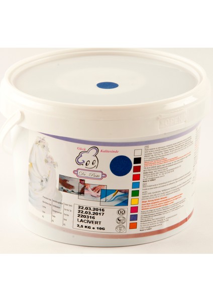Şeker Hamuru 2.5 Kg - Lacivert