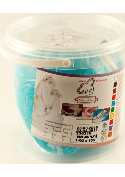 Şeker Hamuru 1 Kg - Mavi