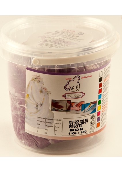 Şeker Hamuru 1 Kg - Mor