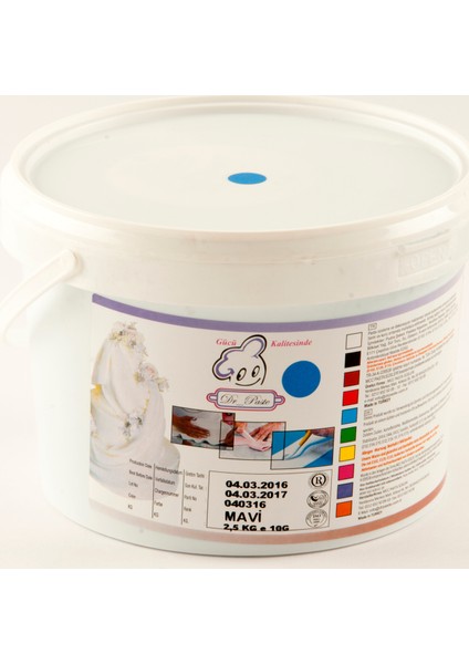 Şeker Hamuru 2.5 Kg - Mavi
