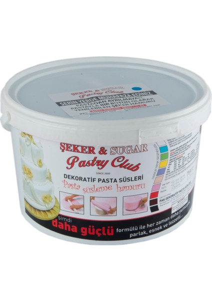 Şeker Sugar Şeker Hamuru 2.5 Kg - Mavi