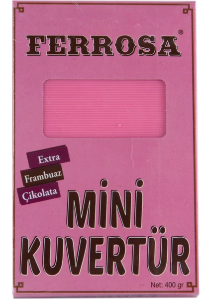 Mini Kuvertür Çikolata Frambuaz Ferrosa 400 Gr