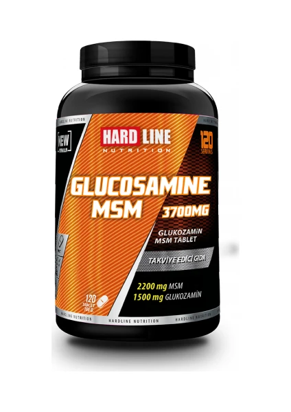  Hardline Nutrition Glucosamine MSM 120 Tablet 