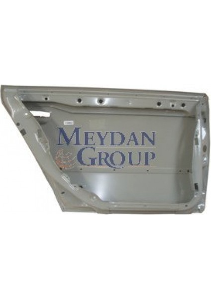 AUDI A6- 03/04 ARKA KAPI L DİREKSİZ VE ÇERÇEVESİZ (GRİ BOYALI)