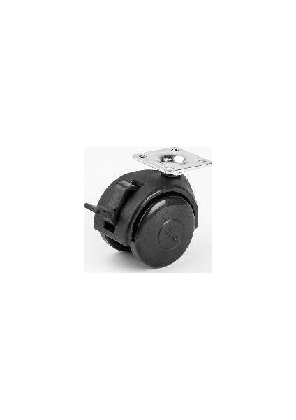 Gürçay Mobilya Tekeri Plastik H65mm Tablalı Frenli (4 Adet)