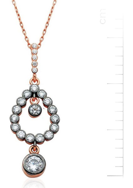 Gümüş Damla Tek Aşkım Kolye (Gk00279)