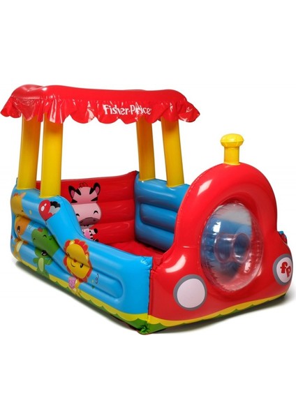 Şişme Tren Oyun Havuzu Parkı 25 Adet Top