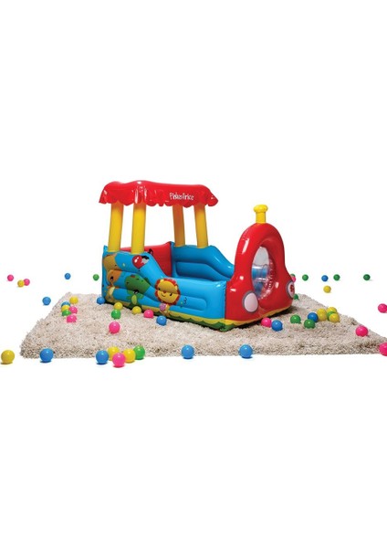 Şişme Tren Oyun Havuzu Parkı 25 Adet Top fiyatları