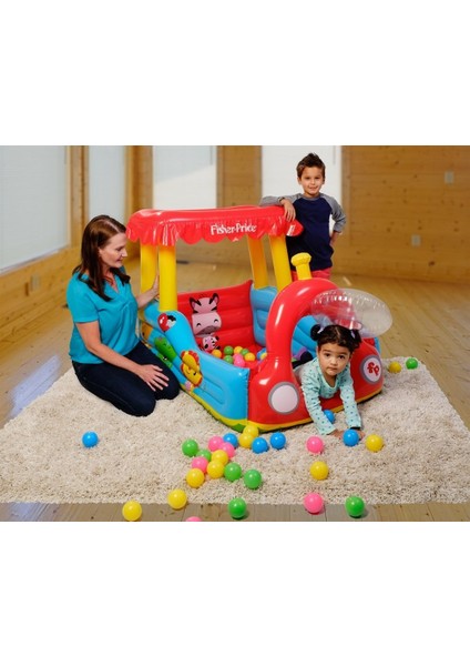 Şişme Tren Oyun Havuzu Parkı 25 Adet Top modelleri