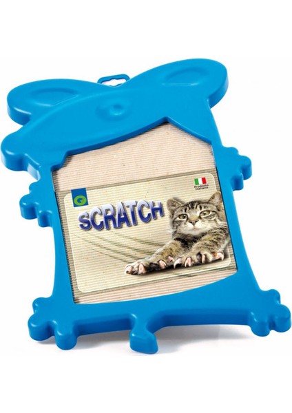 '' MİCKEY'' Plastik Kabı ve Karton Tırmalama Alanı 44,5 x 31,5 x 3 cm