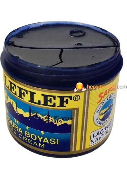 Nuri Leflef Klasik Ayakkabı Boyası Cilasız 200 ml Lacivert